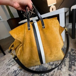 CLARE V TOTE BAG SUEDE
